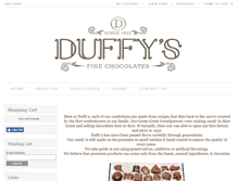 Tablet Screenshot of duffyscandies.com